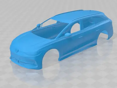 Volkswagen ID 7 GTX Tourer - Body Car STL Model 3D print model