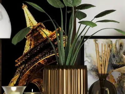 Decorative set03 3D model