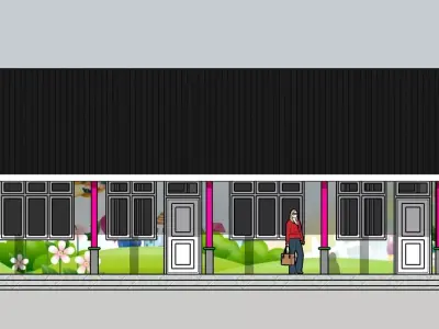 play group school 3D model