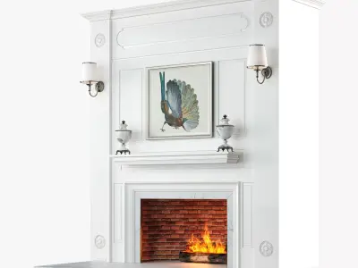 Fireplace Design V2 model 3D model