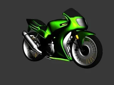 kawasaki ninja 3D model