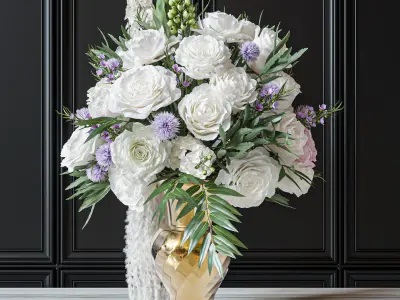 Flower Set 037 3D model