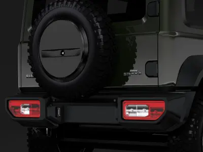 Suzuki Jimny Sierra JL 2020 3D model