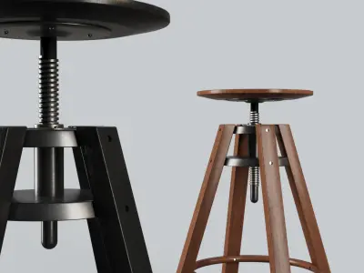 Bar stool Dalfred 3D model