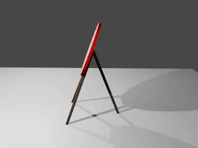 Arrow Target - Alvo para arco e flecha Low-poly 3D model