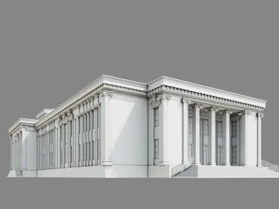Theatre Building ID070 3D model