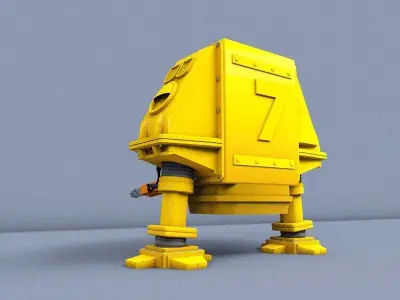 Robot from Silent Running Free 3D model