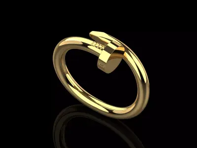 Juste un clou Bracelet Large model 17 Size N194 3D print model