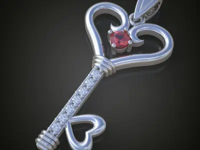 My Exclusive Pendant  3D 0116 printable model9 3D print model