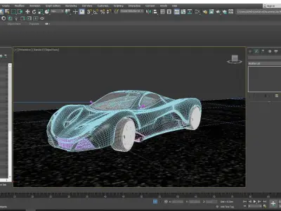 Aurelio Supper electric car 3D print model