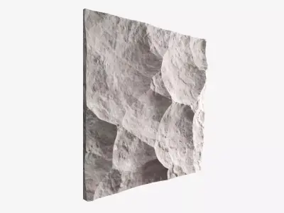394-RockPanel sandstone wall art 3D model