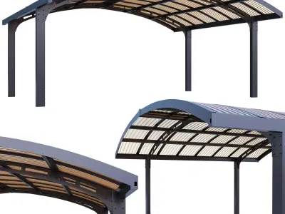 Carport Arizona 3D model