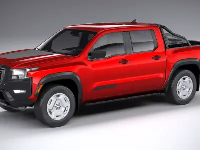 Nissan Frontier Hardbody 2024 3D model
