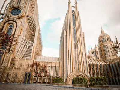 GRAND CAPITAL BUILDING SET Low-poly 3D model