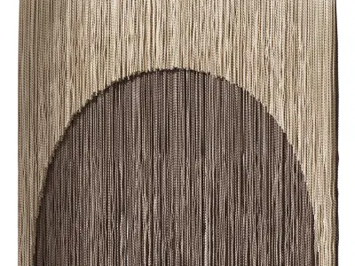 3D Wall Art 007 Macrame 02 3D model