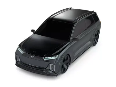 Station Wagon Car 3D model