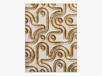 Panel 3d lines 3D model