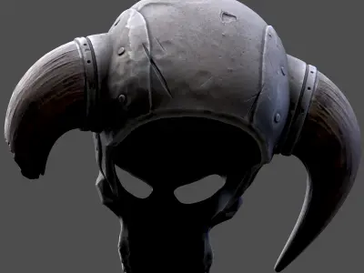 skull helmet wearable STL for 3d printer 3D print model