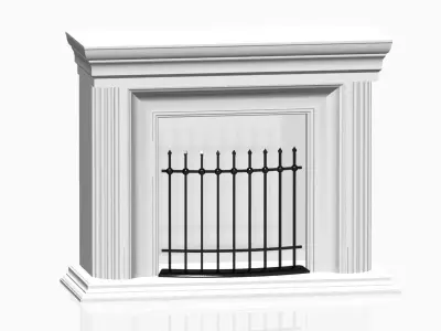 Fireplace 02 3D model