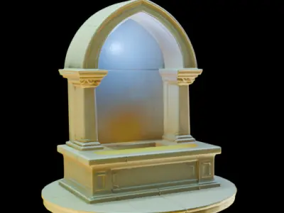 Memorial Altars Asset Pack  3D print model
