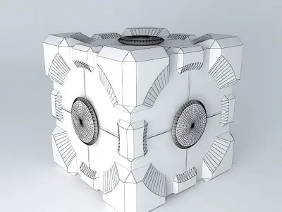 Companion Cube Free 3D model