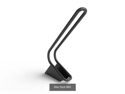 Bike Rack Col01  - 10 Models 3D Model Pack