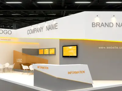 3D Exhibition Model 3D model purchase