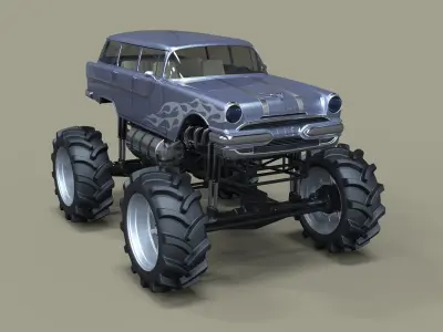Monster truck 3D model