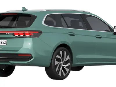 Volkswagen Passat Variant 2024 3D model