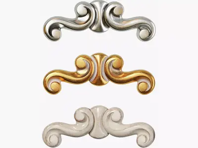 Classic carved 126 3D model