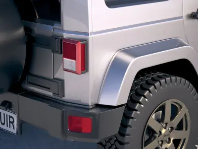 Jeep Wrangler Golden Eagle 2017 3D model