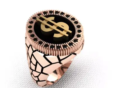 3d model ring Free 3D print model