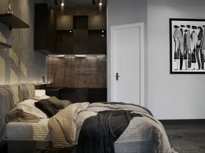 Interior design for  apartment 3D model