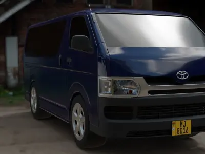toyota hiace 3D model