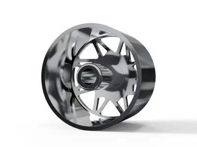 FRONT forgiato Finestro-D DURO DUALLY WHEEL 3D print model