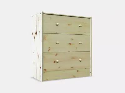 RAST Chest of 3 drawers 3D model