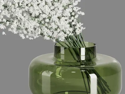 Baby Breath Bouquet24 3D model
