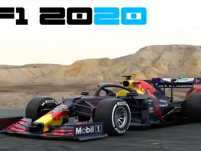 F1 Red Bull RB16  2020 3D model
