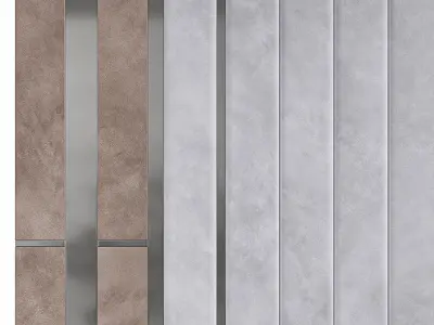 Wall panel 3D model 11