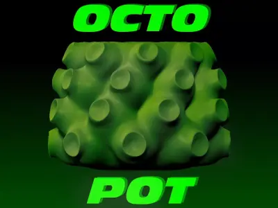 OCTO POT 3D print model