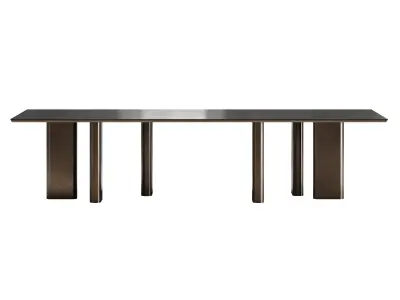 Poliform Adrien Marble Dining Table 3D model