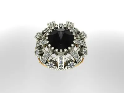 Ready to print jewelry Ring  3D print model