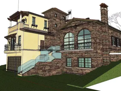 Regal-Luxury-Villa Area-01 3D model
