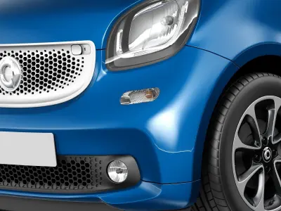 Smart ForTwo 2015 3D model