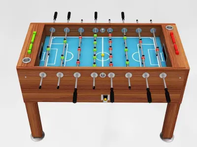 soccer table 3D model