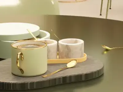 CAFE CON DECO  3D print model