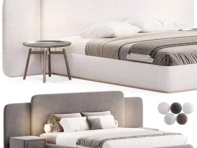 Roma bed by Turri Italia 3D model