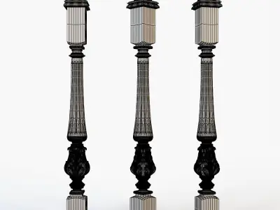 stair column for cnc 3D 3D print model