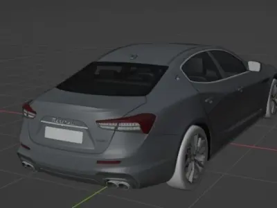 Maserati Ghibli hybrid 3D model
