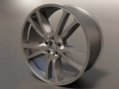 3D model rim wheel part11 3D model